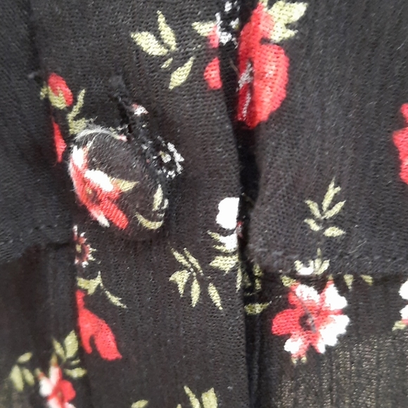 Three tiered floral mini skirt - Picture 5 of 6